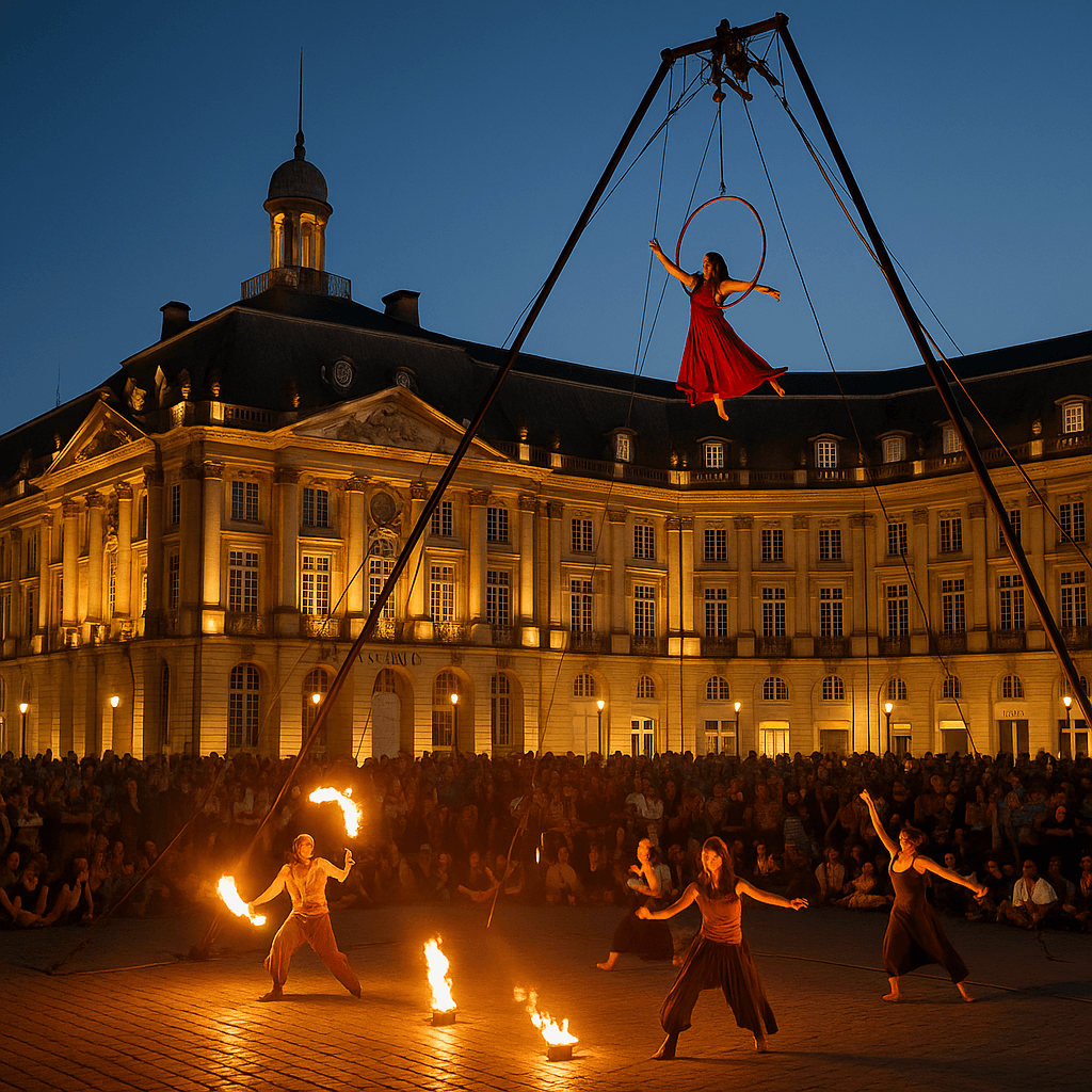 découvrez ce week-end à bordeaux cinq performances artistiques uniques qui vont se dérouler dans les monuments emblématiques de la ville. plongez dans un mélange captivant de culture et de patrimoine au cœur de cette belle cité.