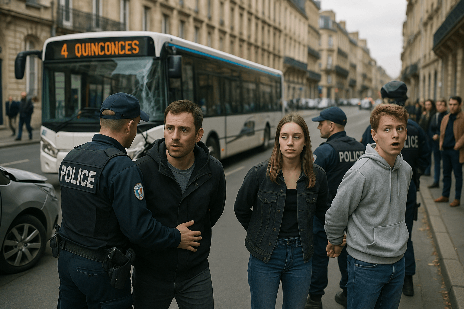 découvrez les dernières nouvelles concernant un grave accident survenu au cœur de bordeaux, impliquant un bus et une voiture. trois individus ont été placés en garde à vue dans le cadre de l'enquête. restez informés des développements de cette affaire.