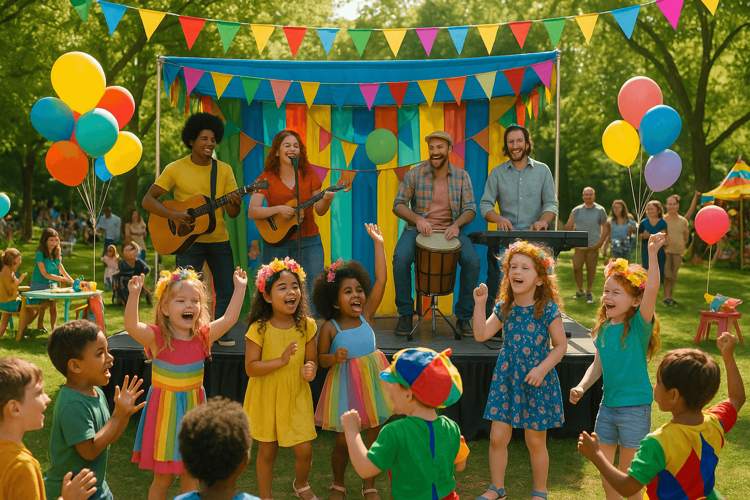 participez à une célébration musicale joyeuse dédiée aux enfants ! un événement enchanteur rempli de musique, d'animations et de découvertes pour émerveiller les petits et créer des souvenirs inoubliables en famille.